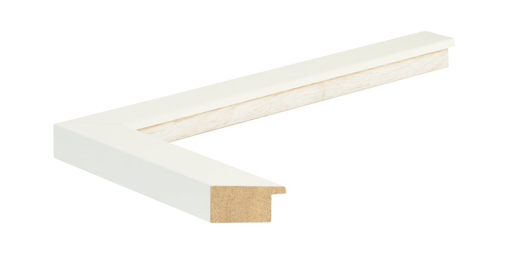 1.25 Inch White Ready Made Picture Frame