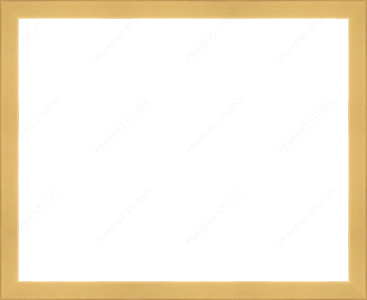 burnished gold ready made picture frame