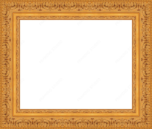 Ornate Antique Gold Ready Made Picture Frame