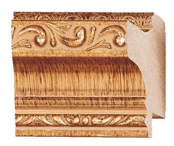 Ornate Gold Picture Frame 1.75 Inch Width Gallery Quality Wood Moulding