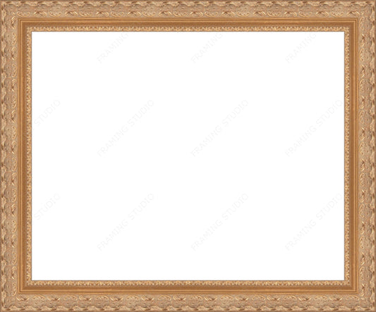 Ornate 2 Inch Gold Ready Made Picture Frame