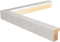 Silver Foil Finish Frame Gallery Quality Wood Moulding