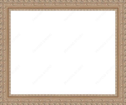 Ornate 2 Inch Pewter Ready Made Picture Frame