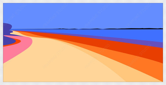 orient beach pink 40x20