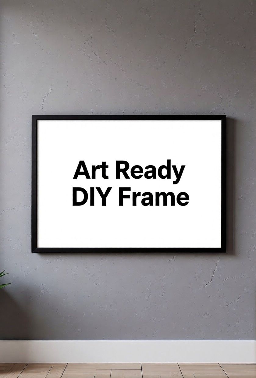 24x36 Inch Black Wood Picture Frame, 3/4" Wide Molding, DIY Ready for Posters, Photos