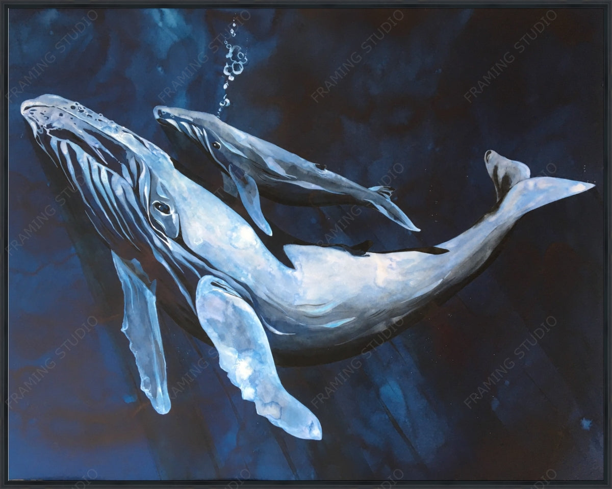 Custom Floater Picture frame for Canvas Artwork
