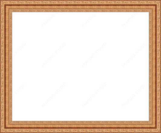 Ornate Gold Picture Frame 1.75 Inch Width