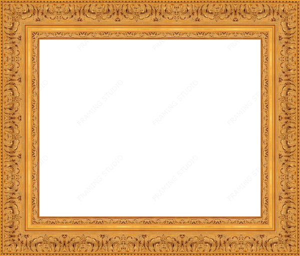 Ornate Antique Gold Frame Gallery Quality Wood Moulding