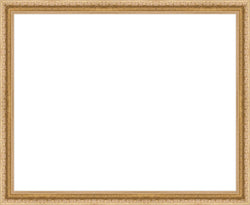 Gold 1.25" ready made picture frame in a traditional style ornate frame