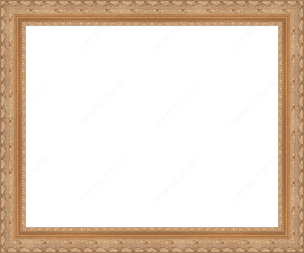 Ornate 2 Inch Gold Frame Gallery Quality Wood Moulding